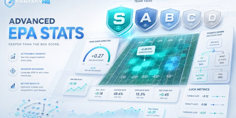 Advanced NFL EPA Stats