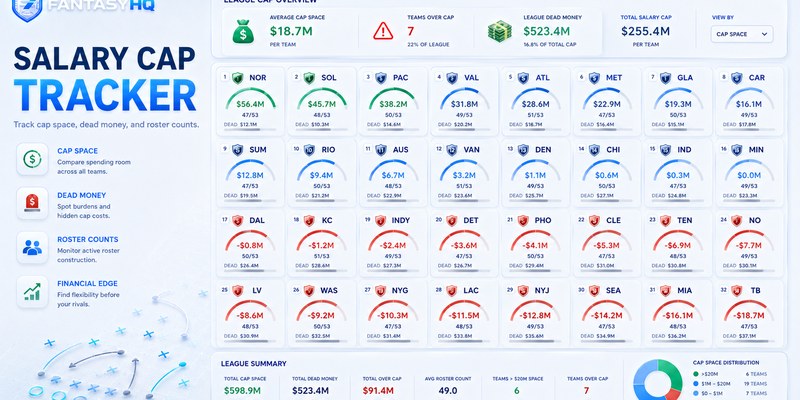 NFL Salary Cap Tracker