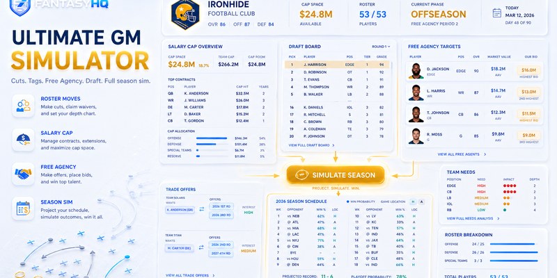 NFL Ultimate GM Simulator